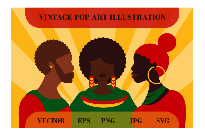 vector-cartoon-black-history-month-illustration