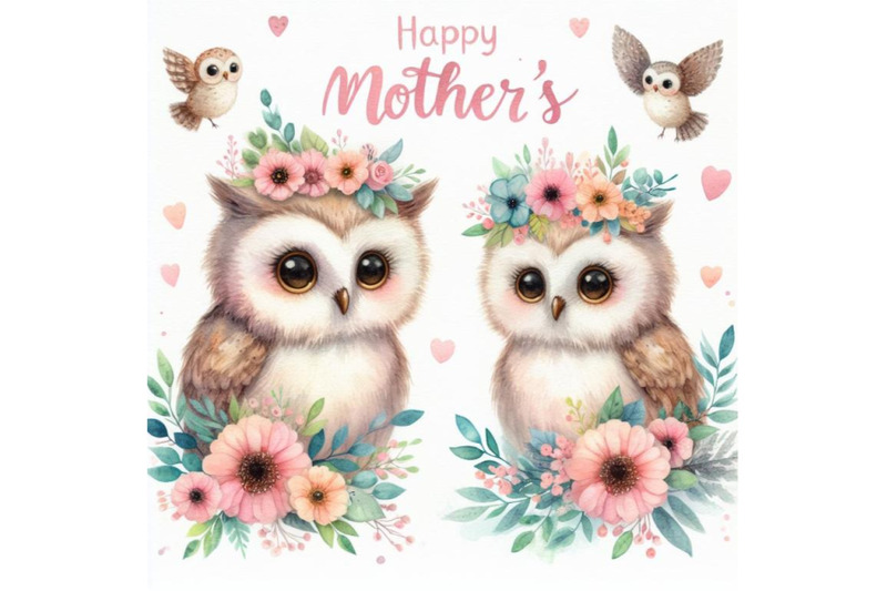 bundle-of-two-cute-owls-mothers-day