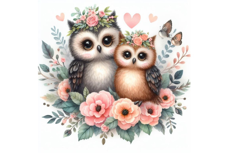 bundle-of-two-cute-owls-mothers-day