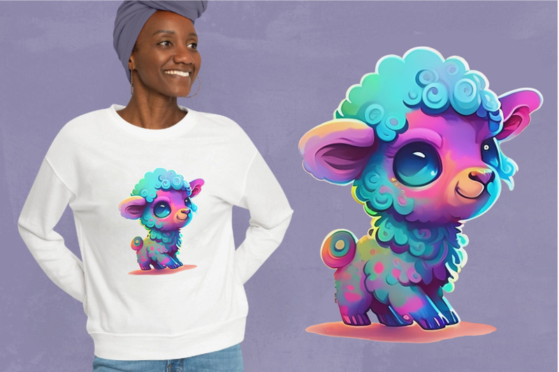 cute-rainbow-sheep-tshirt-sticker