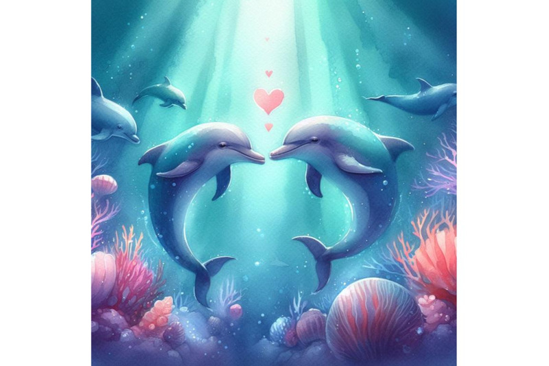 bundle-of-love-dolphins-in-the-deep-sea