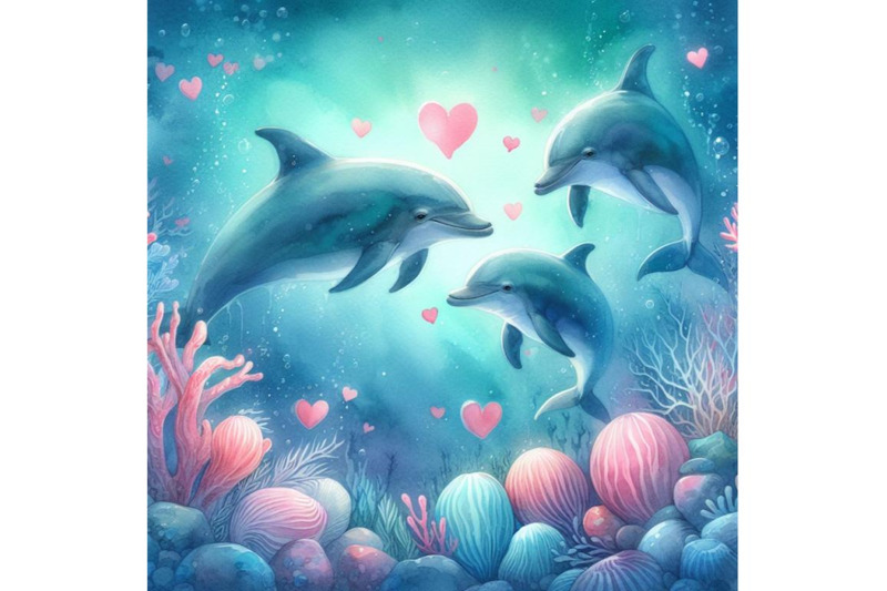 bundle-of-love-dolphins-in-the-deep-sea