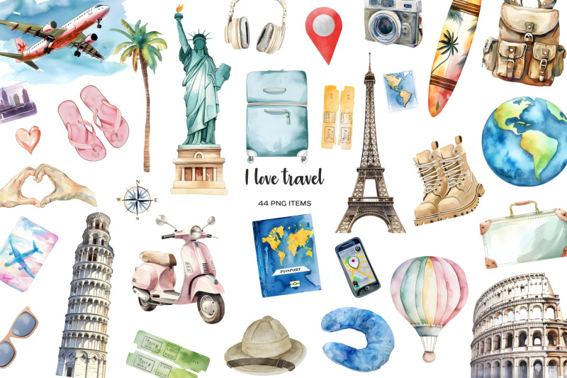 watercolor-travel-clipart-travelling-element-clip-art-world-landmark