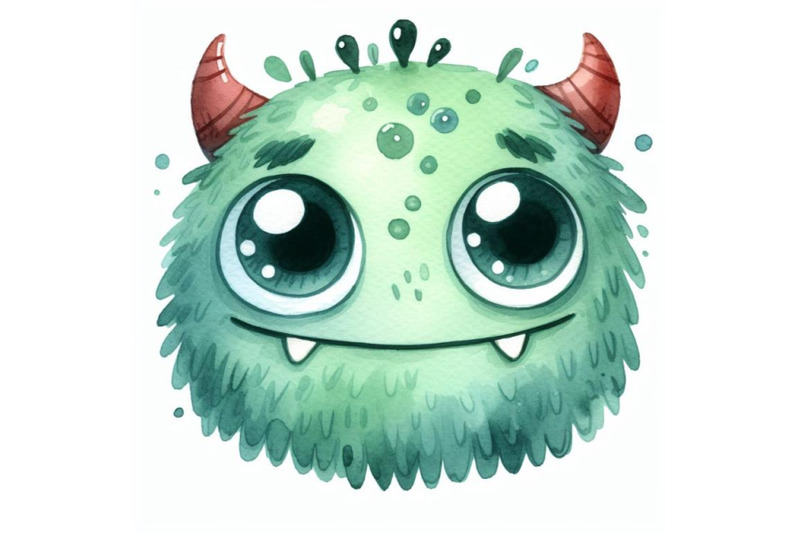 bundle-of-a-green-cartoonish-monster-face