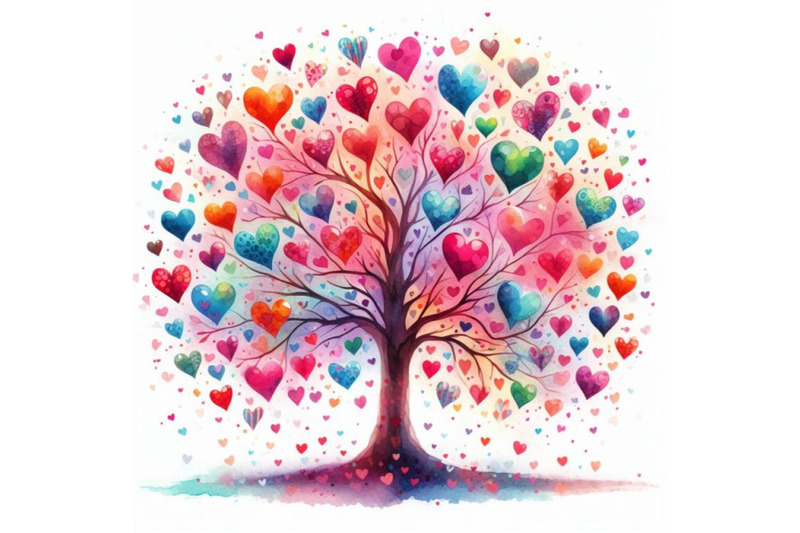 bundle-of-love-tree-with-hearts-for-your-design