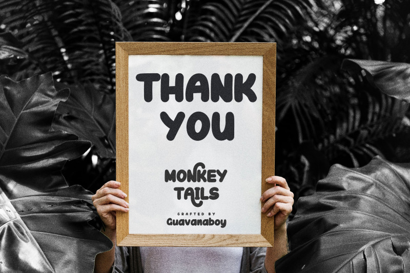 monkey-tails-retro-brush-font