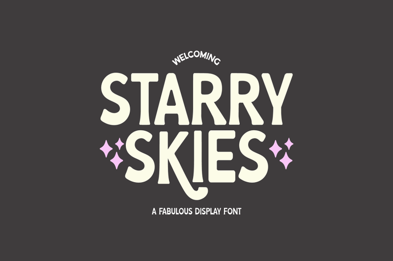 starry-skies-retro-display-font