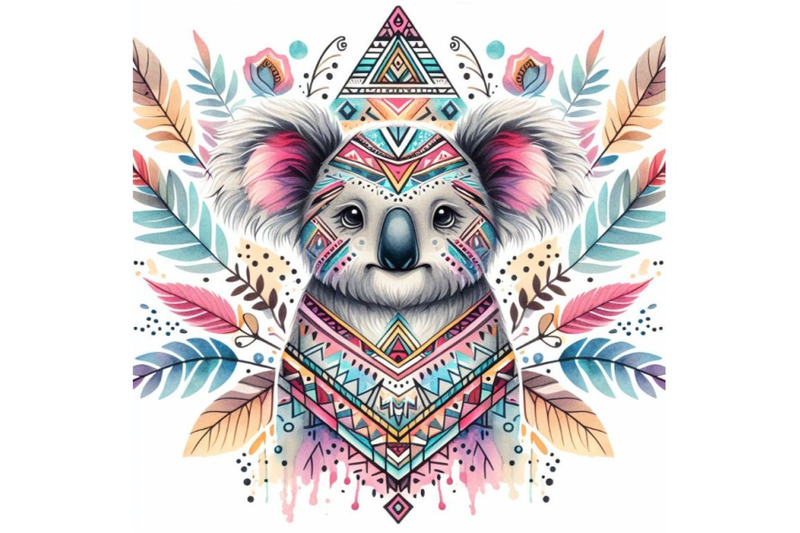 bundle-of-animal-tribal-koala