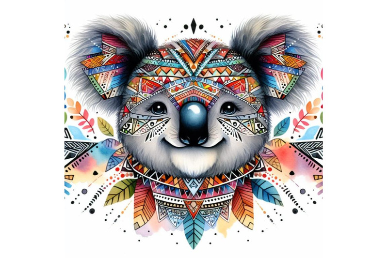 bundle-of-animal-tribal-koala