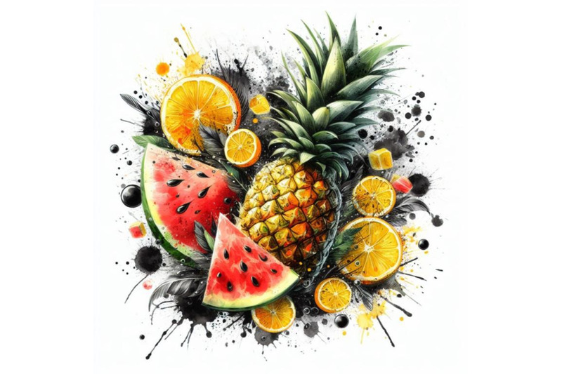 a-bundle-of-abstract-fruit-splash-pineapple-watermelon-and-citrus-sl