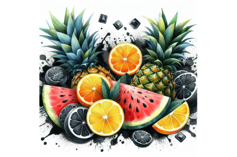 a-bundle-of-abstract-fruit-splash-pineapple-watermelon-and-citrus-sl