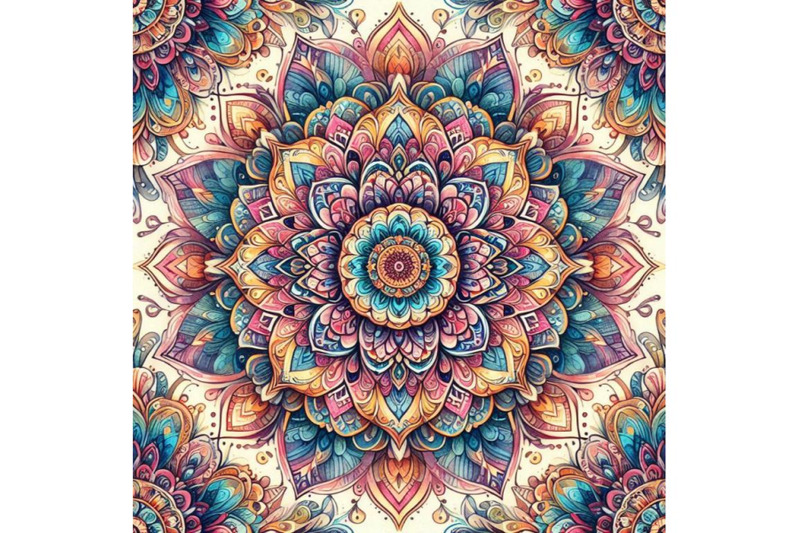 bundle-of-mandala-boho-hand-drawn-seamless-pattern