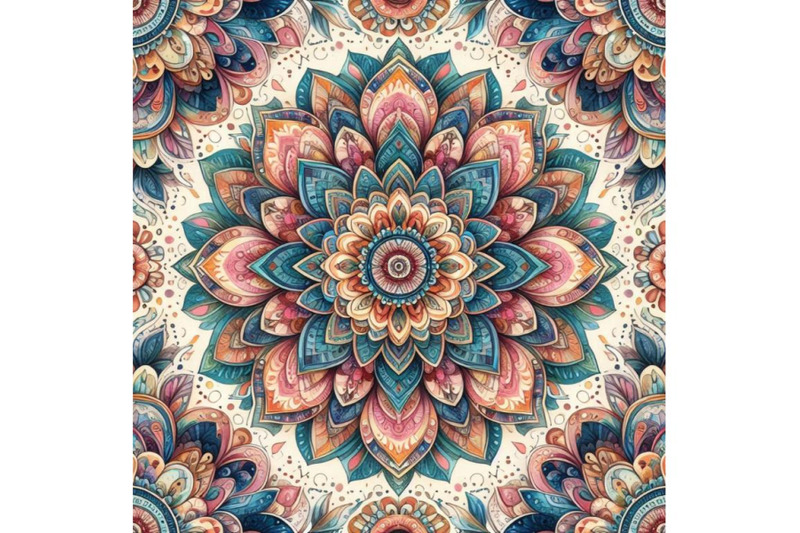 bundle-of-mandala-boho-hand-drawn-seamless-pattern