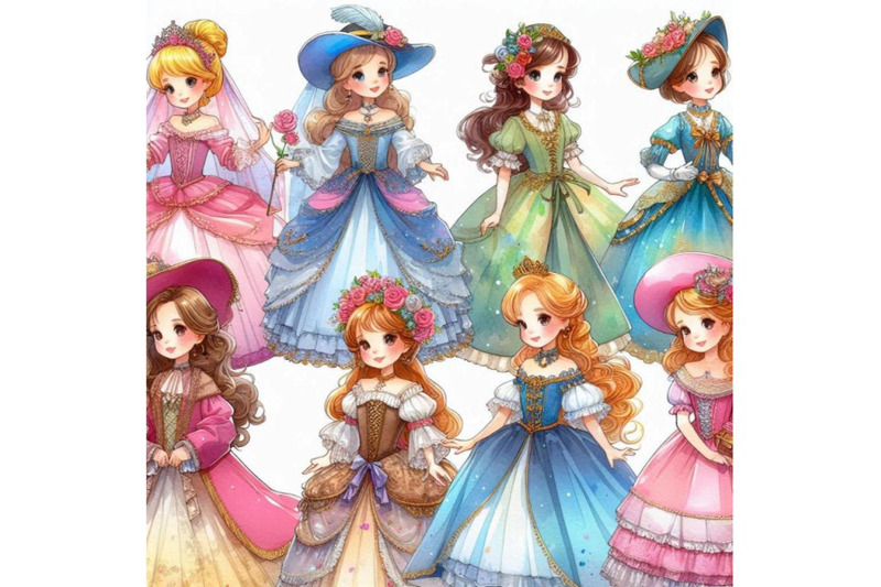 bundle-of-princess-in-different-costumes