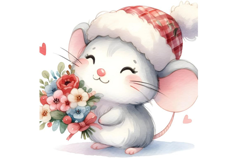 bundle-of-a-cute-cartoon-mouse