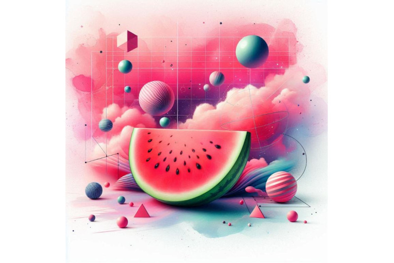 bundle-of-watercolor-watermelon