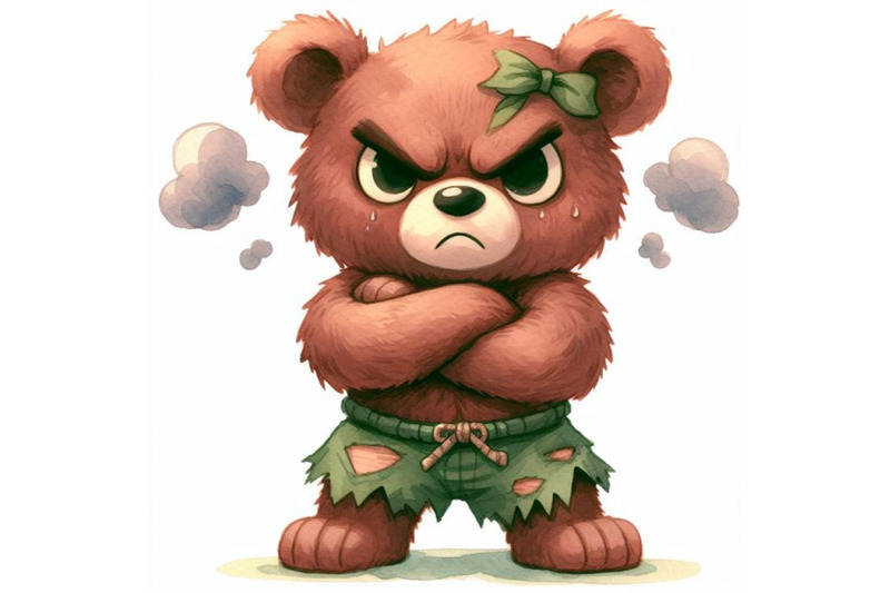 bundle-of-angry-bear-cartoon