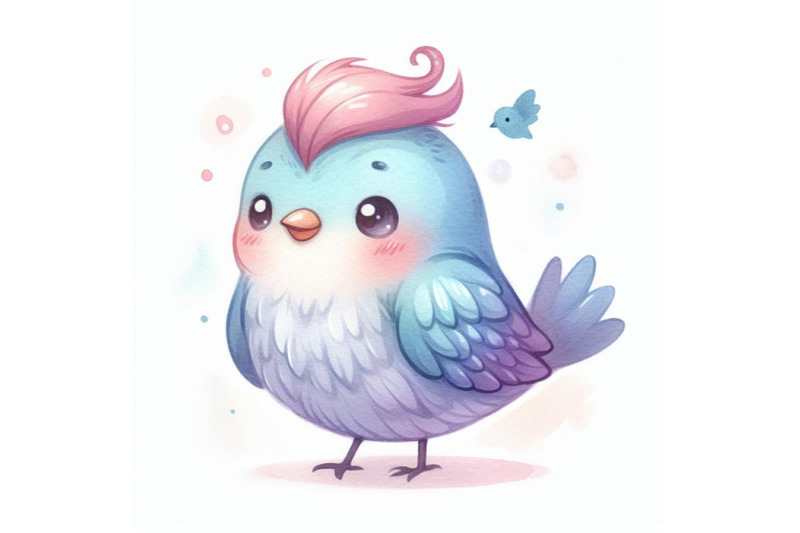 bundle-of-a-cute-cartoon-bird-standing