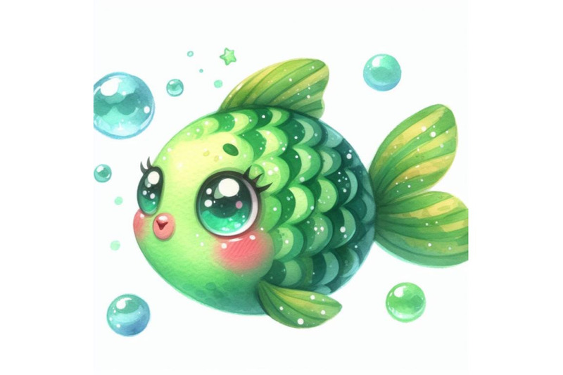 bundle-of-cute-green-fish