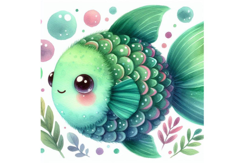 bundle-of-cute-green-fish