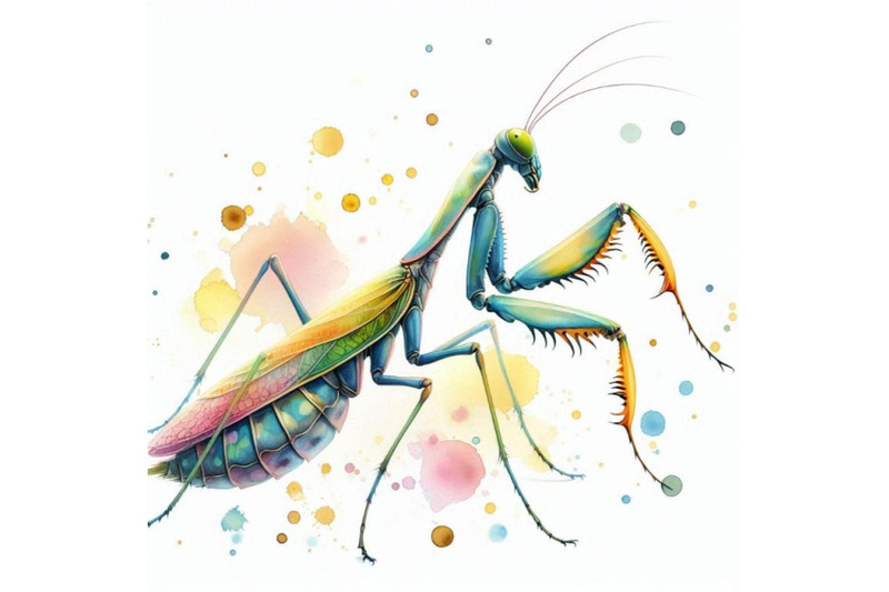 bundle-of-mantis-on-white-background