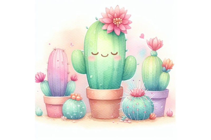 bundle-of-cactus-cartoon