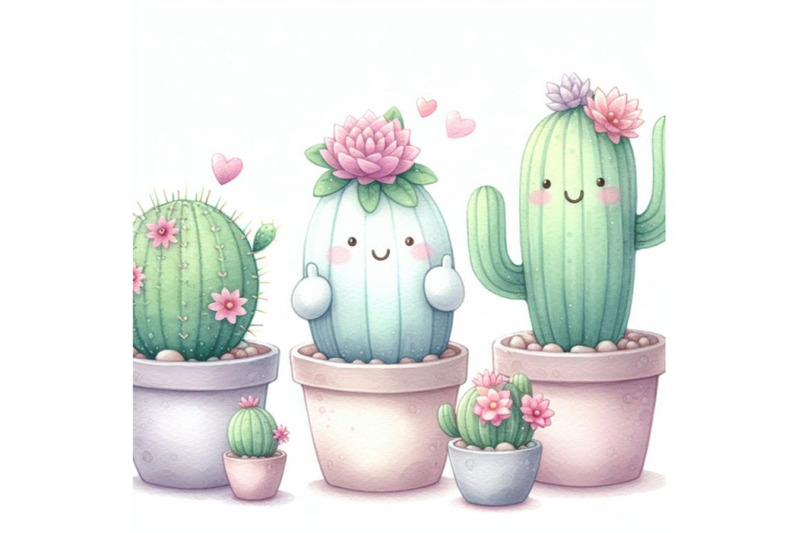 bundle-of-cactus-cartoon