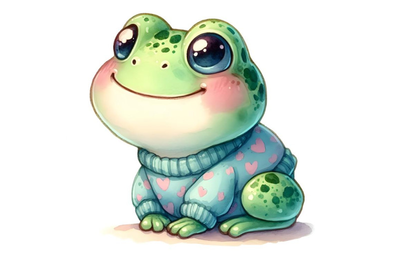 bundle-of-a-cute-little-happy-frog-side-view