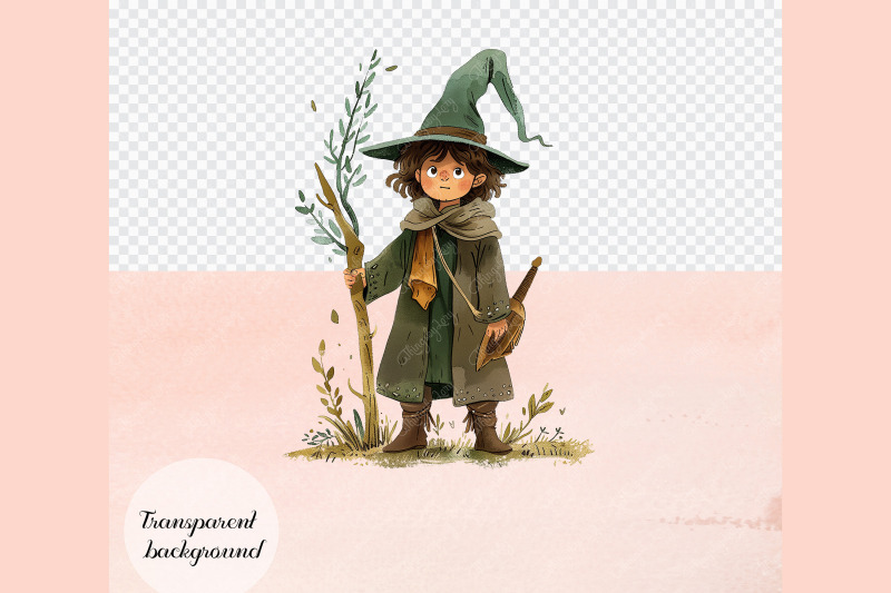 80-watercolor-fantasy-witch-png-clip-arts