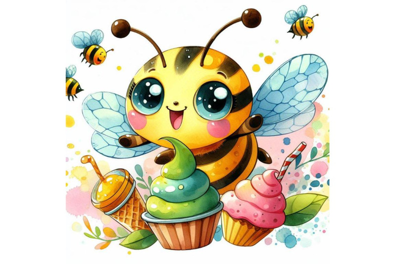 bundle-of-cartoon-bee