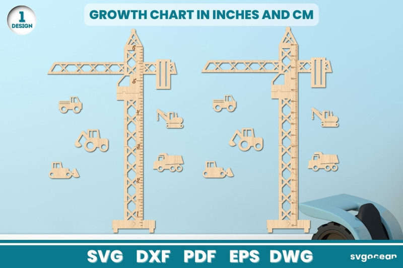 crane-growth-chart-laser-cut