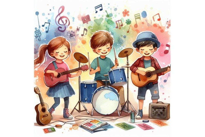 a-set-of-kids-playing-guitar-drums-and-singing