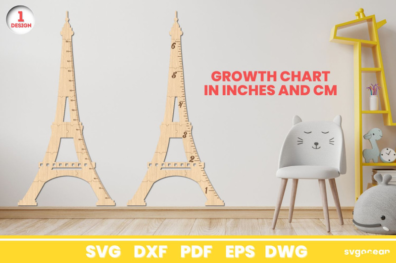 eiffel-tower-growth-chart-laser-cut