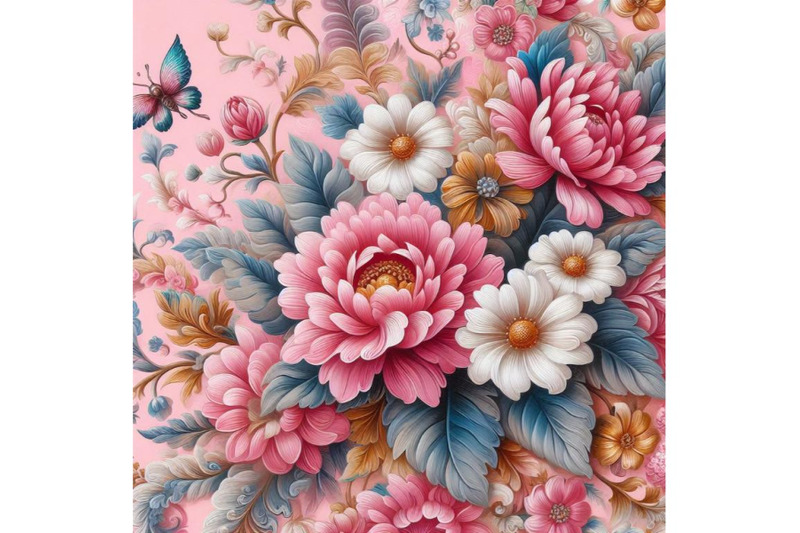 a-set-of-beautiful-flower-pattern