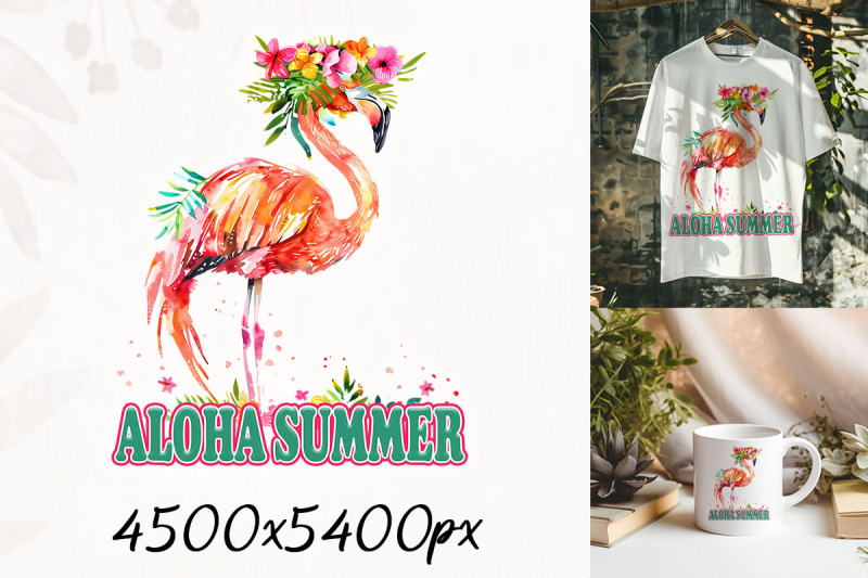 aloha-summer-flamingo