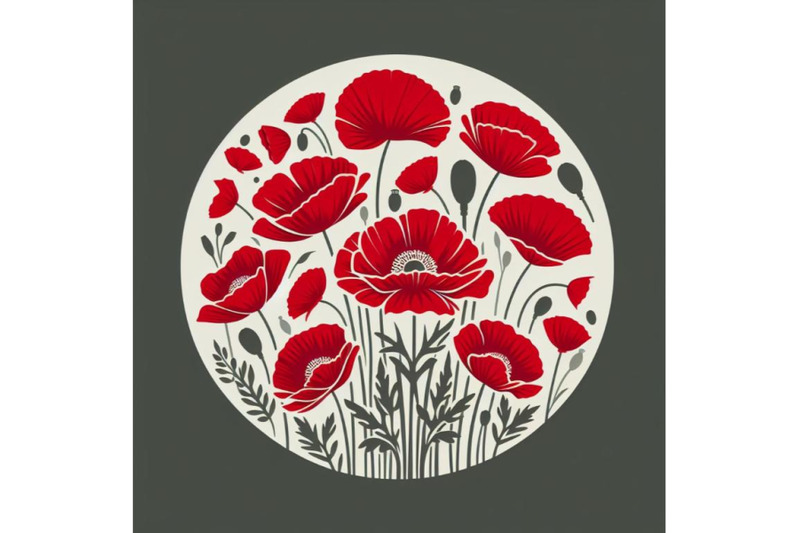 a-set-of-a-red-poppy