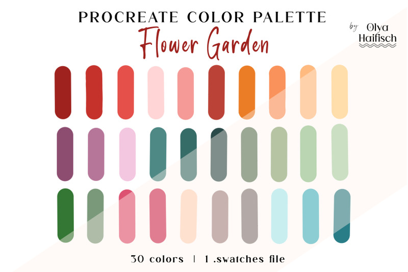 cute-bright-procreate-color-palette-vibrant-procreate-swatches