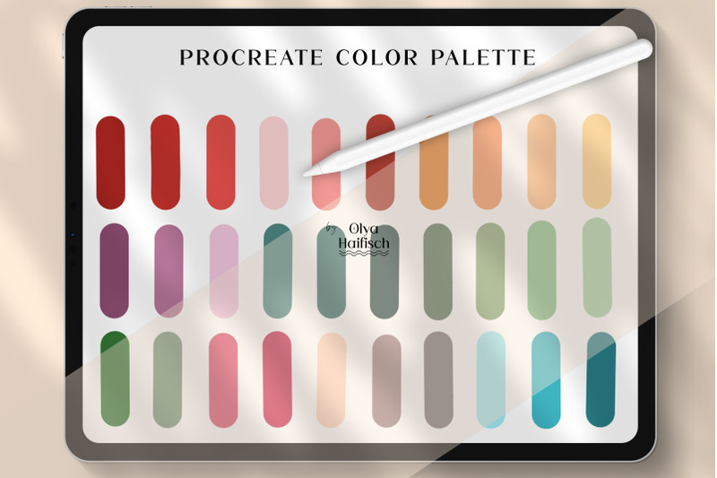 cute-bright-procreate-color-palette-vibrant-procreate-swatches