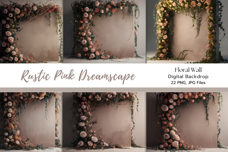 rustic-pink-dreamscape-floral-wall-digital-backdrop