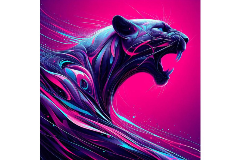 bundle-of-abstract-panther-pink-background