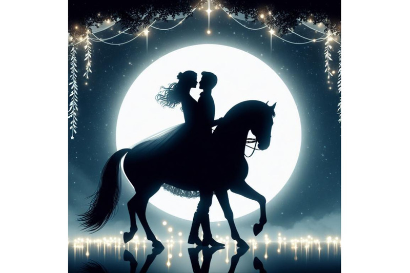 bundle-of-romantic-couple-on-white-horse