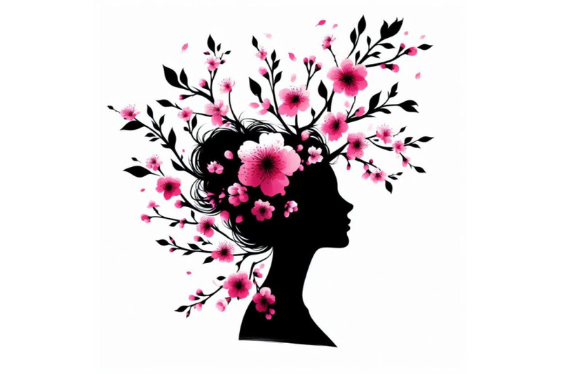 bundle-of-beautiful-spring-girl-silhouette