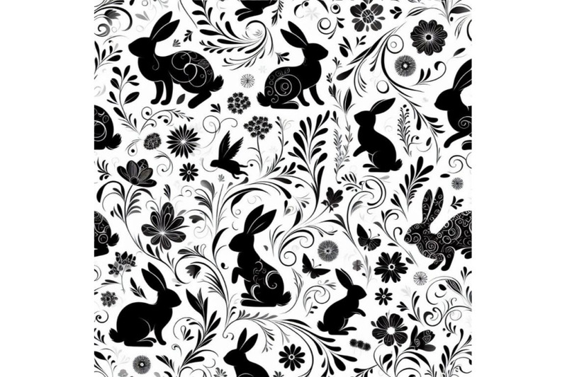 bundle-of-abstract-spring-bunny-pattern