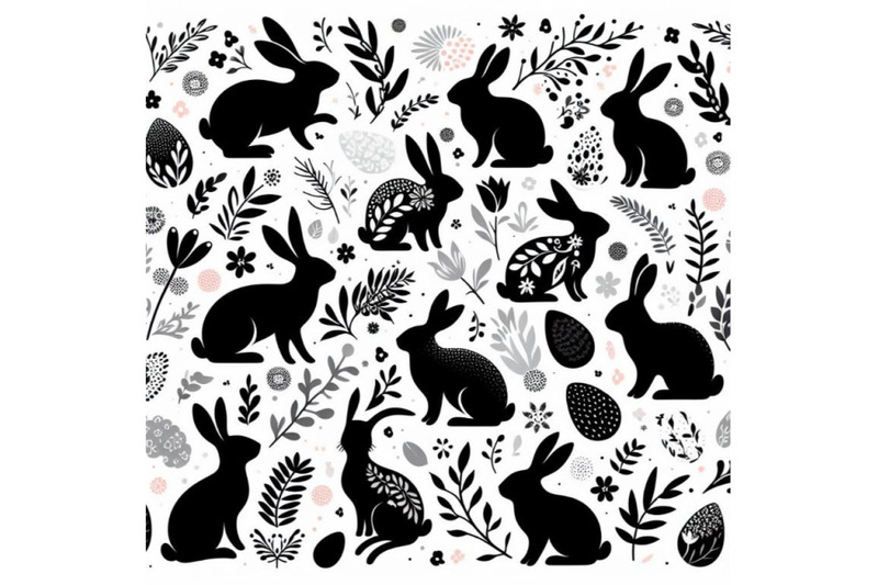 bundle-of-abstract-spring-bunny-pattern