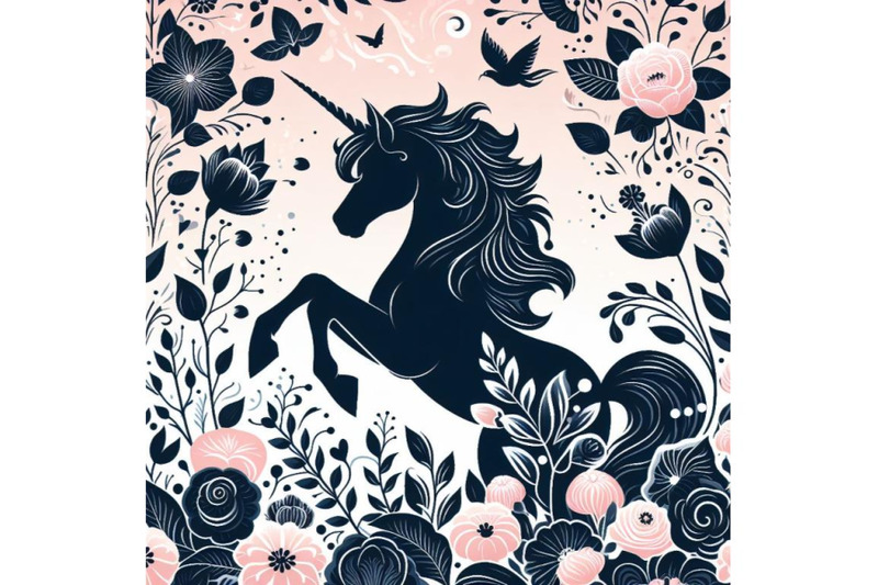 bundle-of-unicorn-with-flowers