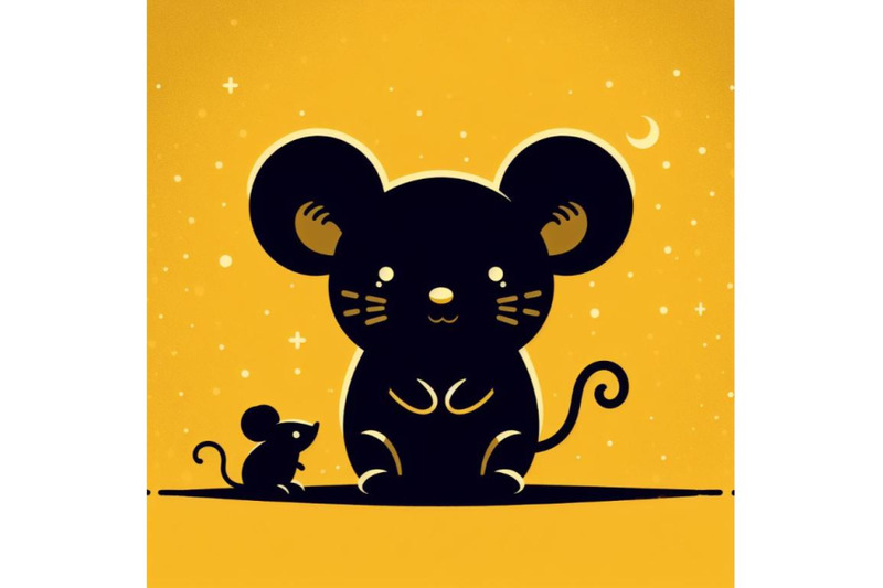 bundle-of-a-cute-cartoon-mouse