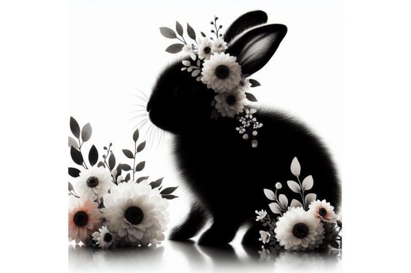 bundle-of-baby-bunny-with-flowers