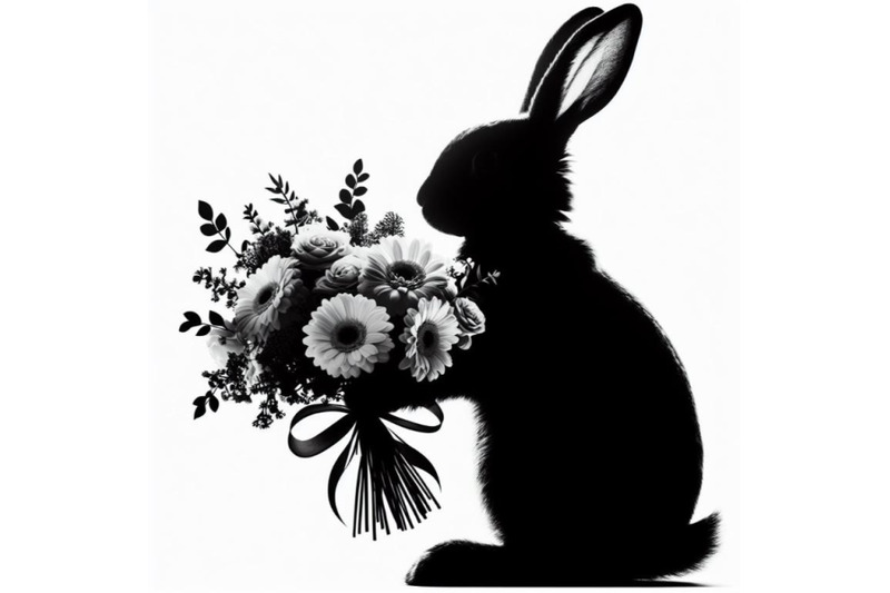 bundle-of-a-rabbit-bunny-with-a-bouquet-of-flowers