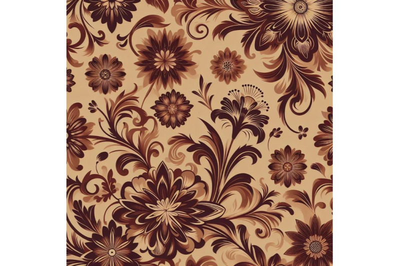 bundle-of-seamless-retro-floral-pattern