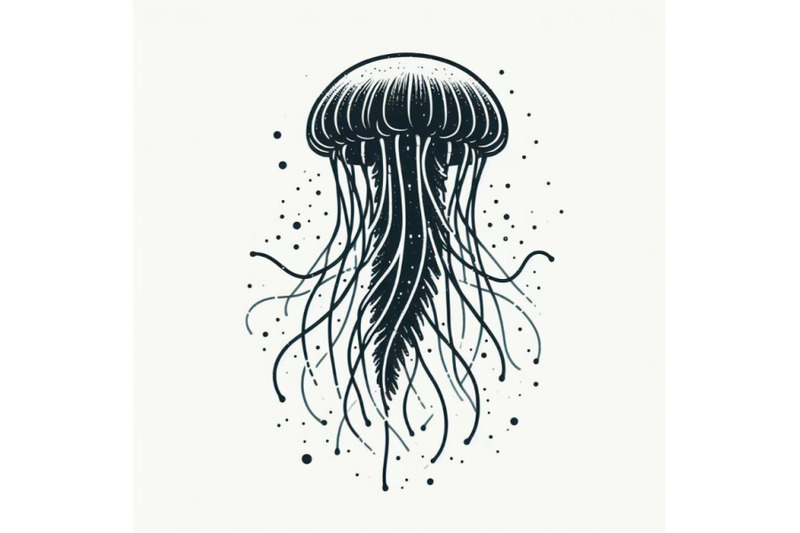 bundle-of-jellyfish-line-art-style-hand-drawn